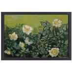 Wilde rozen - Vincent van Gogh canvas + baklijst 70x50cm, Antiek en Kunst, Verzenden