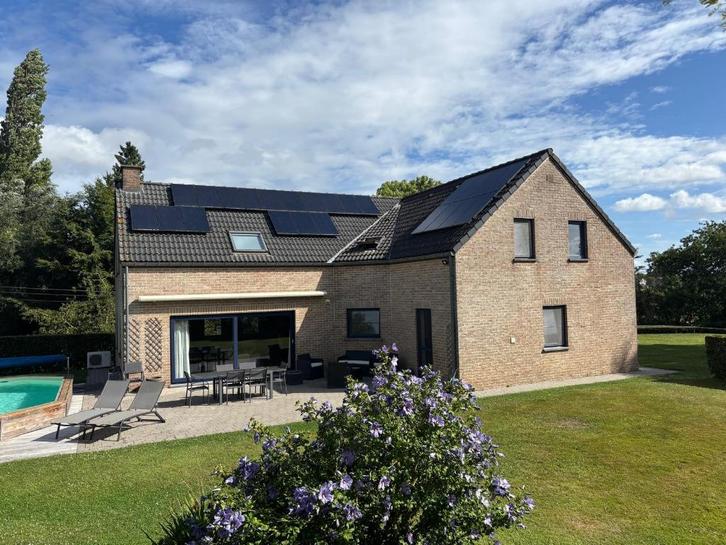 Maison 4 façades - 5 chambres à Glimes BW, Immo, Huizen en Appartementen te koop, Provincie Waals-Brabant, 1500 m² of meer, Vrijstaande woning