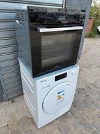 Miele Four combiné et Sèche linge 8kg. pompe à chaleur A++, Ophalen, Nieuw, Oven met grill, Inbouw