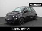 Fiat 500e La Prima 42 kWh, Auto's, Fiat, 4 zetels, Parkeersensor, Zwart, 1265 kg