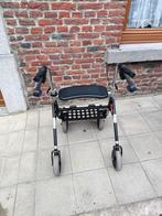 Tribune deambulateur pliable avec 4 roues assise et freins, Ophalen, Opvouwbaar