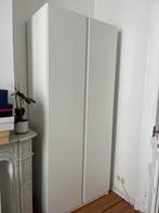 Ikea Pax 236x100x50 + 2x portes Vikanes Blanc, Avec porte(s), Comme neuf, 100 à 150 cm, 200 cm ou plus