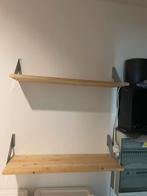 2 x Bruine schrappen / planken ikea, Ophalen of Verzenden, Gebruikt