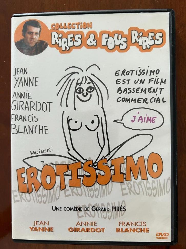 Réservé !!! DVD Erotissimo - Jean Yanne, Annie Girardot, Cd's en Dvd's, Dvd's | Komedie, Zo goed als nieuw, Ophalen