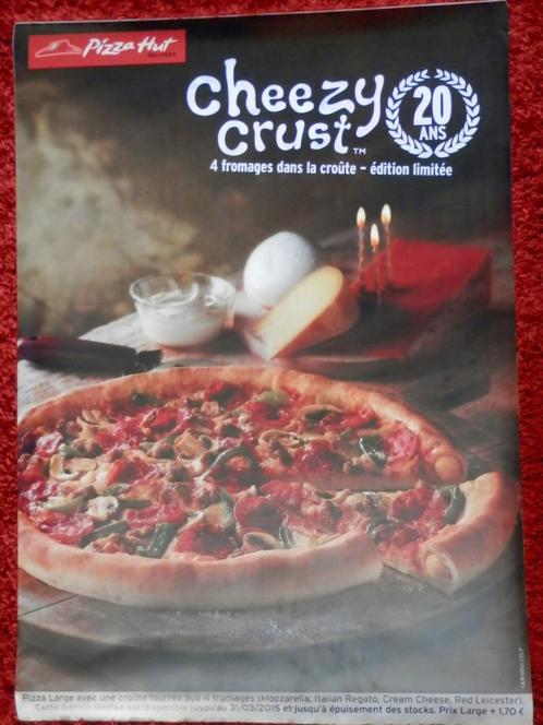 BXL Grandes affiches Pizza Hut, Verzamelen, Posters, Zo goed als nieuw, Deurposter of groter, Rechthoekig Staand, Ophalen of Verzenden