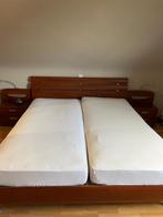 Bed en lattenbodem zonder matrassen 1m80, Huis en Inrichting, Slaapkamer | Bedden, Ophalen of Verzenden, Zo goed als nieuw