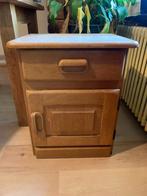 Bureau kastje (lade + vak), Gebruikt, 1 of 2 laden, Eikenhout, Minder dan 100 cm