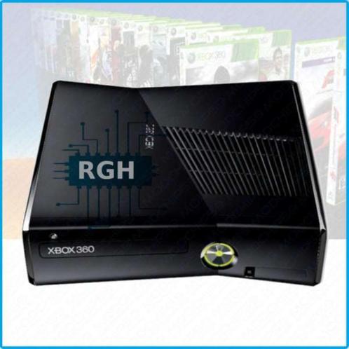 Xbox 360 Slim RGH 3, Games en Spelcomputers, Spelcomputers | Xbox 360, Refurbished, 250 GB, 360 S, Zonder controller, Ophalen of Verzenden