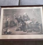2 gravures anciennes de David Teniers., Enlèvement