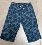 H&m : pantacourt, motif «  palmier », parfait etat, 7-8 ans,, Kinderen en Baby's, Kinderkleding | Maat 122, Broek, H&M, Ophalen of Verzenden