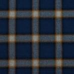 Promo! 6113) 145x50cm Tissu de mode chaud carreaux bleu, Blauw, 120 cm of meer, Nieuw, Ophalen of Verzenden