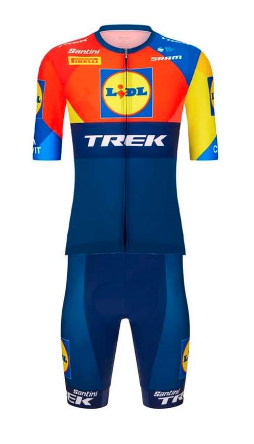 Wielerkledij Lidl Trek, alle maten (gratis verzenden), Fietsen en Brommers, Fietsaccessoires | Fietskleding, Nieuw, Heren, Ophalen