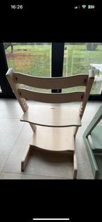 Chaise stokke beige, Kinderen en Baby's, Kinderstoelen, Ophalen, Gebruikt, Meegroeistoel, Afneembaar eetblad