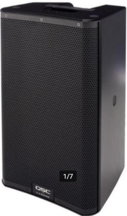 QSC K 10.2 (2X) + KS 112-luidsprekers, Audio, Tv en Foto, Luidsprekerboxen, Zo goed als nieuw, Overige typen, Ophalen