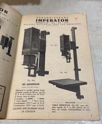 Imperator vergroter (35mm tot 9x12cm) 1954 Mint- condition beschikbaar voor biedingen