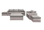 7 delige loungeset met kussen + prachtige tafel, Tuin en Terras, Tuinsets en Loungesets, Ophalen, Gebruikt, Aluminium, Tuinset