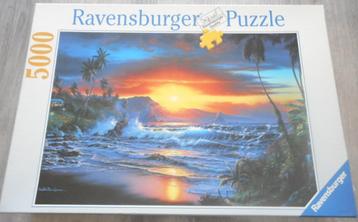 ravensburger puzzel 5000 stukjes zonsopgang, Enlèvement ou Envoi, Comme neuf
