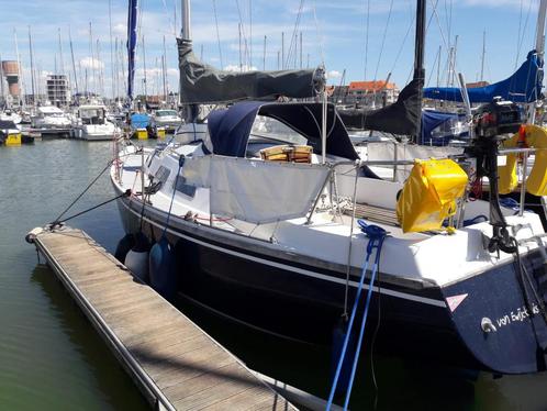 Zeilboot, Watersport en Boten, Kajuitzeilboten en Zeiljachten, Gebruikt, Tourjacht of Cruiser, Polyester, 6 tot 9 meter, Diesel