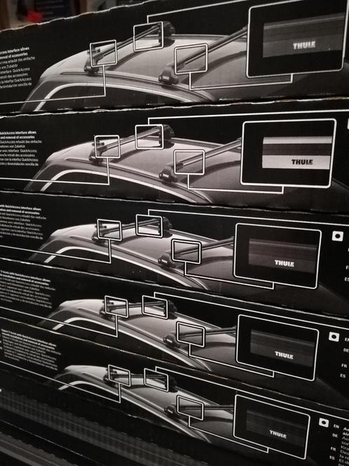 Thule WingBar Edge black & zilvergrijs baren en Thule kit, Auto diversen, Dakdragers, Nieuw, Ophalen of Verzenden