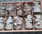 Vintage kerstfiguurtjes uit keramiek, Ophalen of Verzenden, Zo goed als nieuw