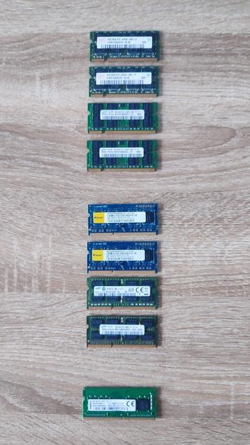 Mémoire RAM SODIMM (DDR5/DDR4/DDR3) disponible aux enchères