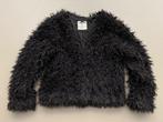 Zwart pluizig jasje meisje H&M 146-152 NIEUW, Meisje, Trui of Vest, Nieuw, Ophalen of Verzenden