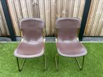 4 Willy Rizzo for Cidue stoelen, Huis en Inrichting, Stoelen, Ophalen of Verzenden, Zo goed als nieuw, Bruin