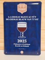 Chimay blauw bord met vat De chimay blauw van 't vat, Verzamelen, Biermerken, Ophalen of Verzenden, Zo goed als nieuw