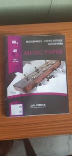 Muziekpapier notenpapier, Hobby en Vrije tijd, Cursusmateriaal, Ophalen, Nieuw, Boek, Kunst en Creatief