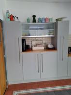 hangkast met glazen deuren, Huis en Inrichting, Kasten | Boekenkasten, Ophalen, Gebruikt, Glas