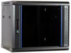 Patchkast 9U - 600x450x500mm (BxDxH) + accessoires, Computers en Software, Ophalen, Nieuw, Glas