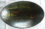 ovale schaal GILDO BARTOCCI 1960 plat ovale signer, Ophalen of Verzenden