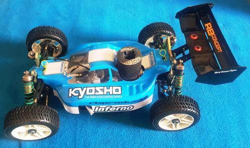 Kyosho MP9 Roller met een RB .21 (3.5cc) nitro motor, Hobby en Vrije tijd, Modelbouw | Radiografisch | Auto's, Zo goed als nieuw