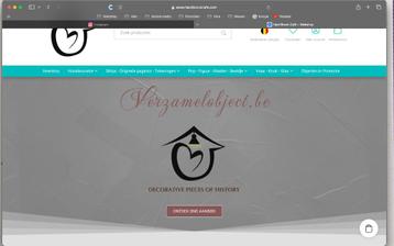 Webshop Verzamelobjecten  beschikbaar voor biedingen