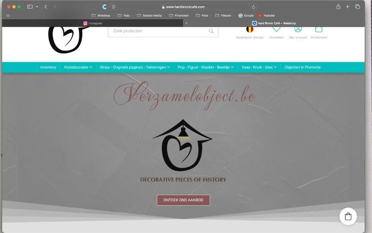 Webshop Verzamelobjecten, Verzamelen, Overige Verzamelen, Gebruikt, Ophalen of Verzenden