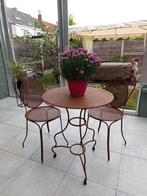 Mooi ijzeren tuinsetje perfecte staat  bieden, Tuin en Terras, Ophalen, Zo goed als nieuw