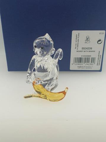 Swarovski Aapje met banaan 5524239., Enlèvement ou Envoi, Comme neuf
