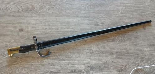Franse M1874 Gras bajonet met schede, Verzamelen, Militaria | Algemeen, Ophalen of Verzenden
