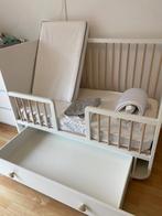 Babybedje met lade, wit, 60x120 cm, Kinderen en Baby's, Babywiegjes en Ledikanten, Ophalen, Zo goed als nieuw, Ledikant