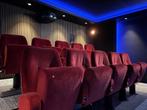 5 Theaterstoelen Rood - Cinemastoelen - Klapstoel, Huis en Inrichting, Stoelen, Ophalen, Hout, Gebruikt, Vijf, Zes of meer stoelen