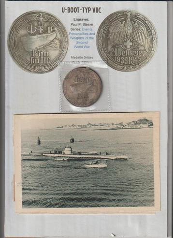 Medaille U-Boot Type VII-C + foto's beschikbaar voor biedingen