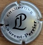 Champagnecapsule LAURENT-PERRIER zilver & zwart nr.51a, Verzamelen, Wijnen, Ophalen of Verzenden, Nieuw, Frankrijk, Champagne