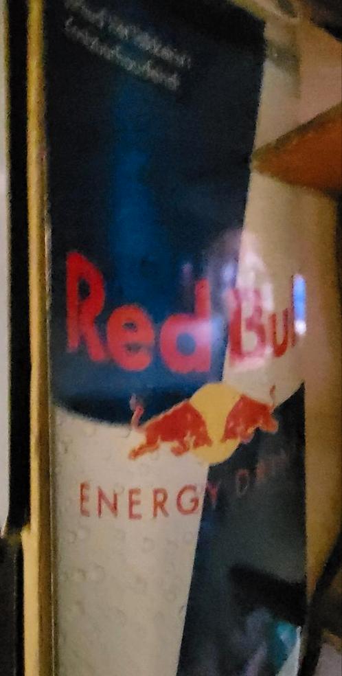Red Bull metalen reclamebord, Verzamelen, Merken en Reclamevoorwerpen, Zo goed als nieuw, Reclamebord, Ophalen of Verzenden