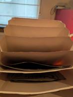 Grammofoonplaten in waaierkoffer, Antiek en Kunst, Antiek | Tv's en Audio, Ophalen