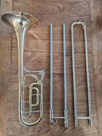 Trombone ténor King 2105 5B Bb/F à gros alésage, Enlèvement, Utilisé, Ténor, Avec valise