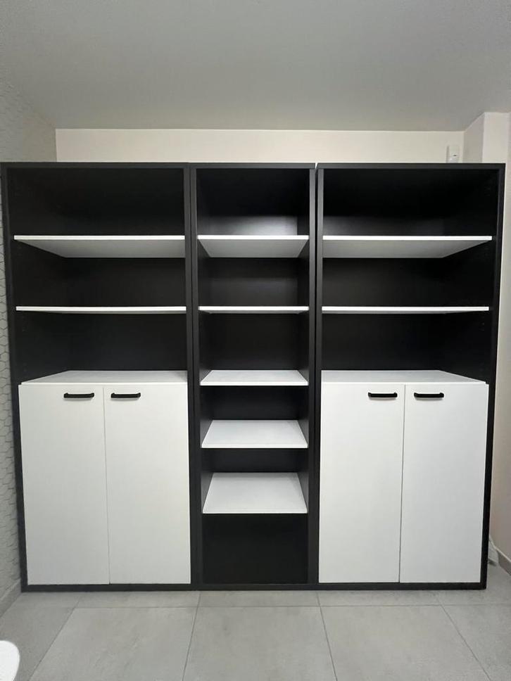 Lot de 3 bibliothèques, Huis en Inrichting, Kasten | Boekenkasten, Zo goed als nieuw, 50 tot 100 cm, 200 cm of meer, 25 tot 50 cm