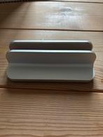 Zilverkleurige verticale laptopstandaard, Ophalen of Verzenden, Zo goed als nieuw