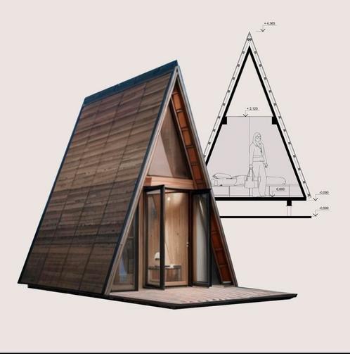 A-frame Tiny house huis hut tipi, Caravans en Kamperen, Tenten, Nieuw, Ophalen of Verzenden
