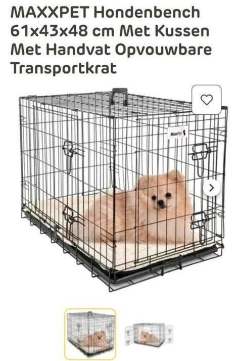 Ongebruikt hondenbench, Dieren en Toebehoren, Hondenbenches, Zo goed als nieuw, Ophalen