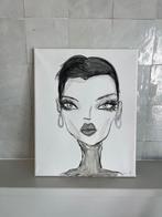 Fashion painting, Antiek en Kunst, Kunst | Schilderijen | Modern, Verzenden